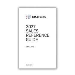 2027 Buick Sales Reference Guide